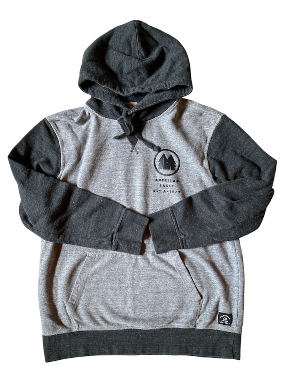 AMERICAN EAGLE Grey Hoodie Men’s Large